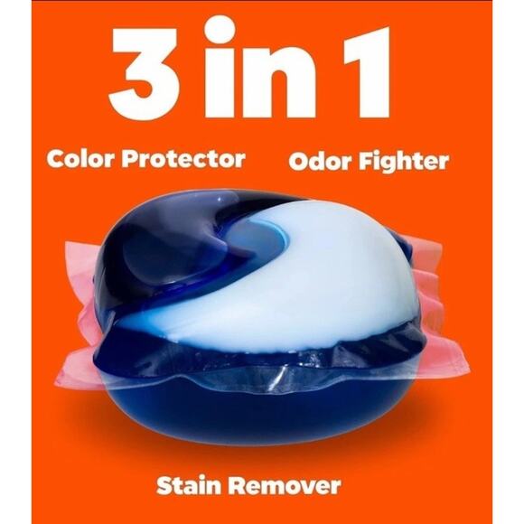 Tide PODS 3-in-1 HE Laundry Detergent Capsules Spring Meadow 35 oz. 58 Count - Picture 5 of 5